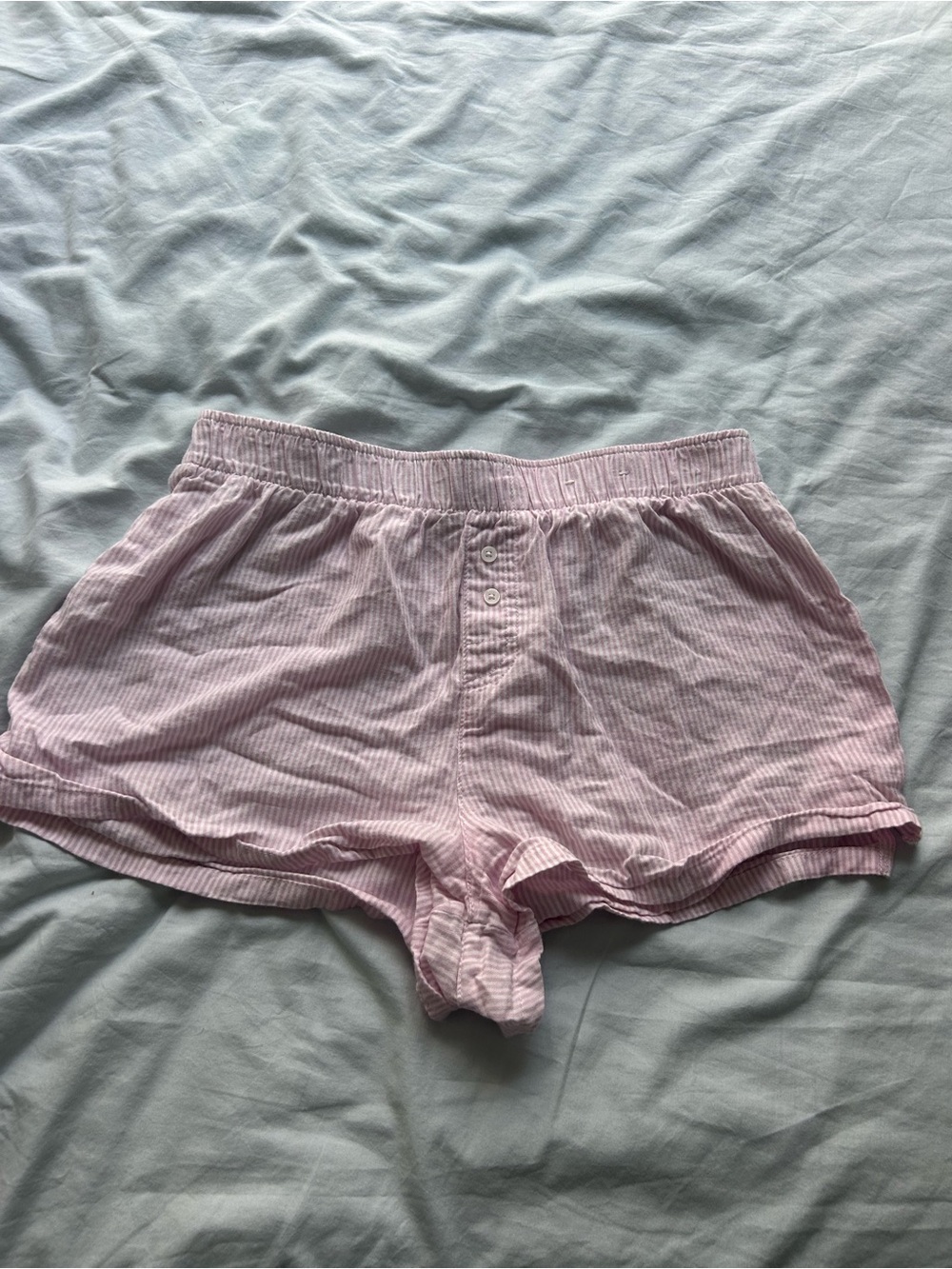wild fable Pink Striped Cotton Sleep Shorts